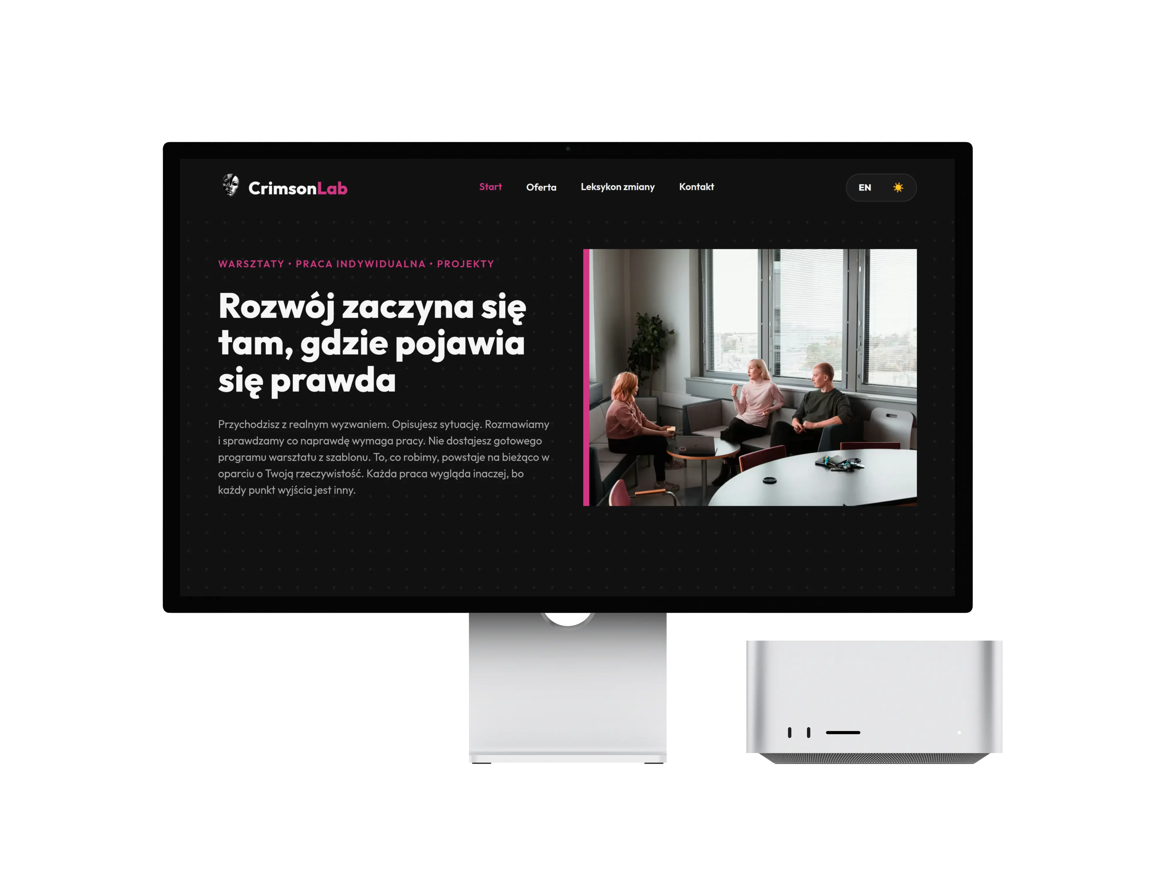 Projekt CrimsonLab - Dedykowana platforma webowa